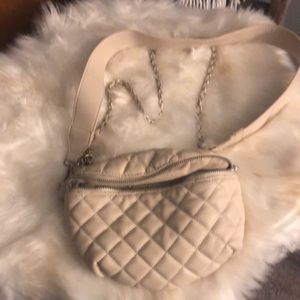 Steve Madden leather strap  and or chain small pocket purse really soft